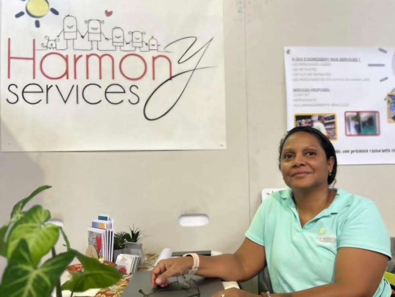 Le stand Harmony Services au Salon des Seniors Pacific Fair 2025